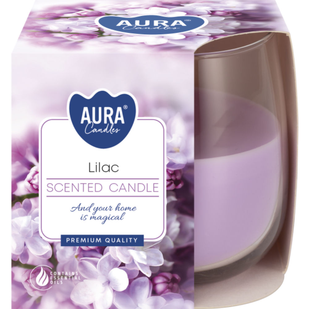 CANDELA PROFUMATA - LILLA - 130GAura