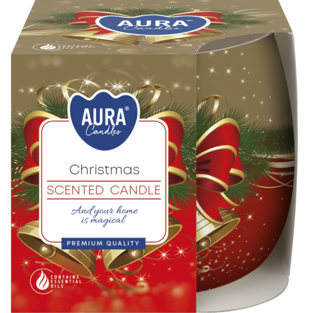 CANDELA DECORATA - NATALE - 100GAura