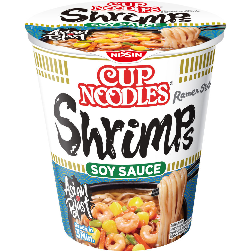 NISSIN CUP NOODLES - SHRIMPS 63GAsian Food