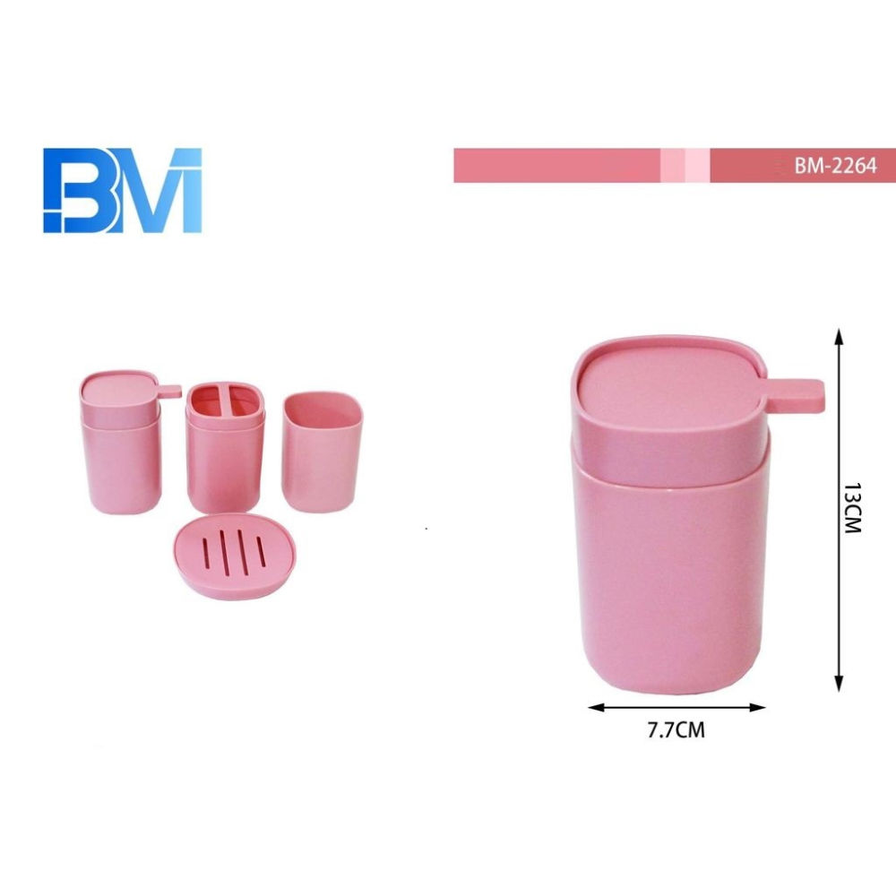 DISPENSER SAPONE IN PLASTICA - ROSABm