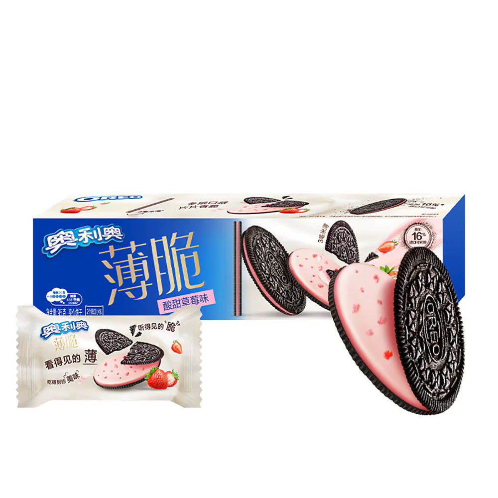 OREO SOTTILI ALLA FRAGOLA 95GAsian Food
