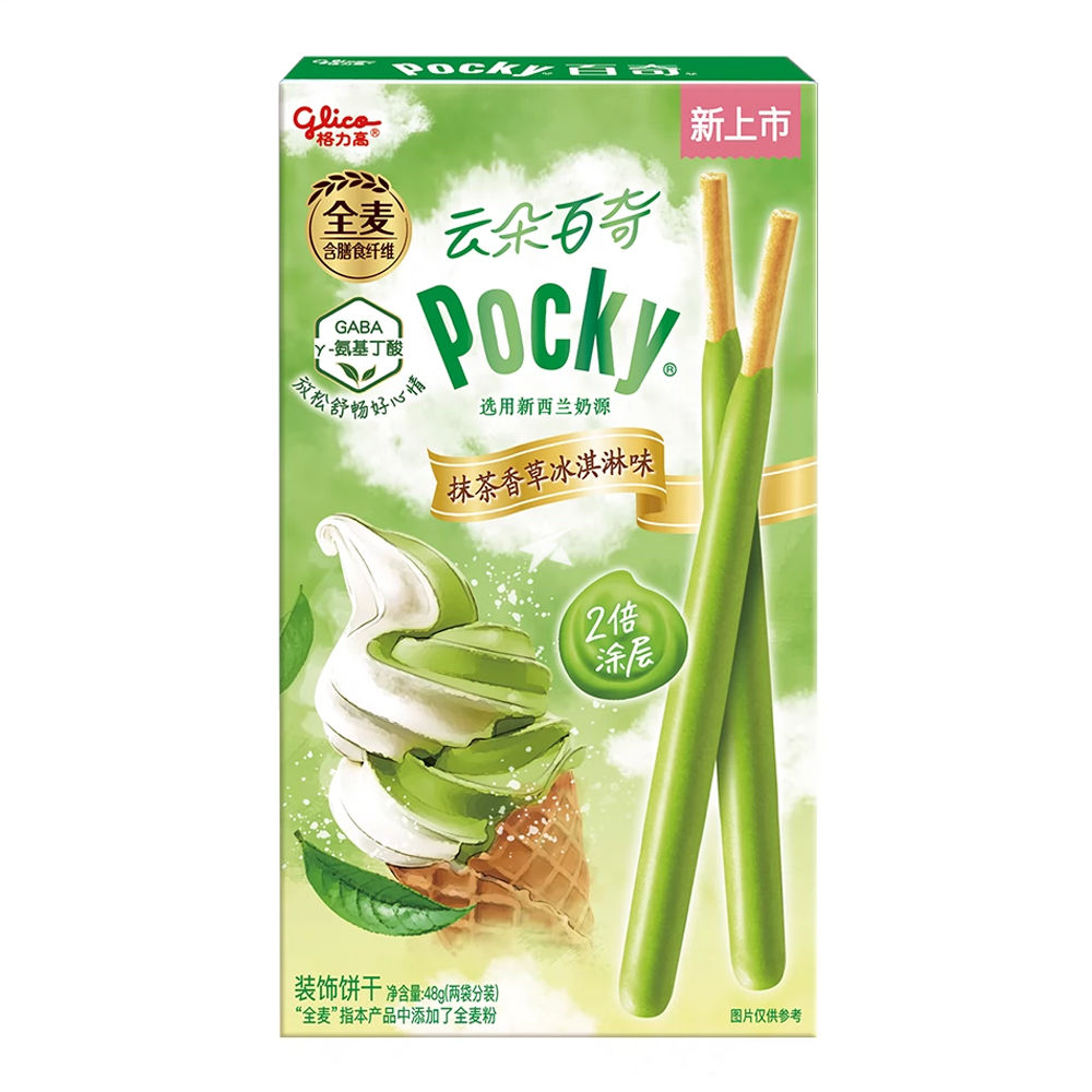 POCKY ALLA VANIGLIA E MATCHA 48GAsian Food