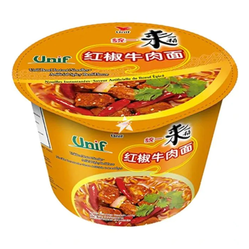 UNIF NOODLES ISTANTANEI SPICY BEEF 110GAsian Food