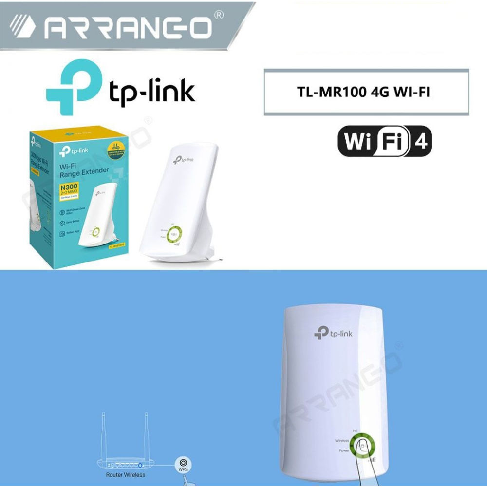 Tp-Link Wi-Fi Range Extender TL-WA854REArrango