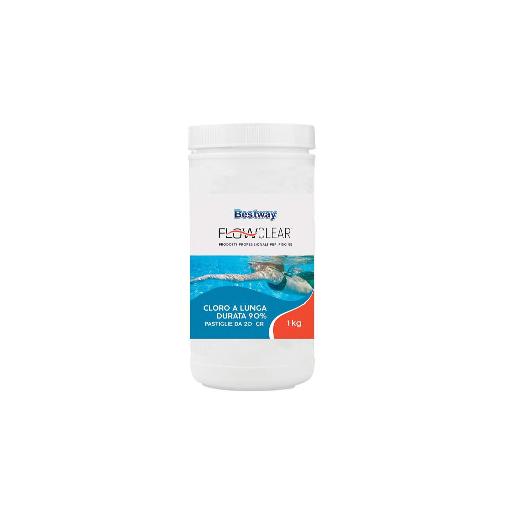CLORO A LUNGA DURATA 90% - PASTIGLIE DA 20G - 1KGBestway