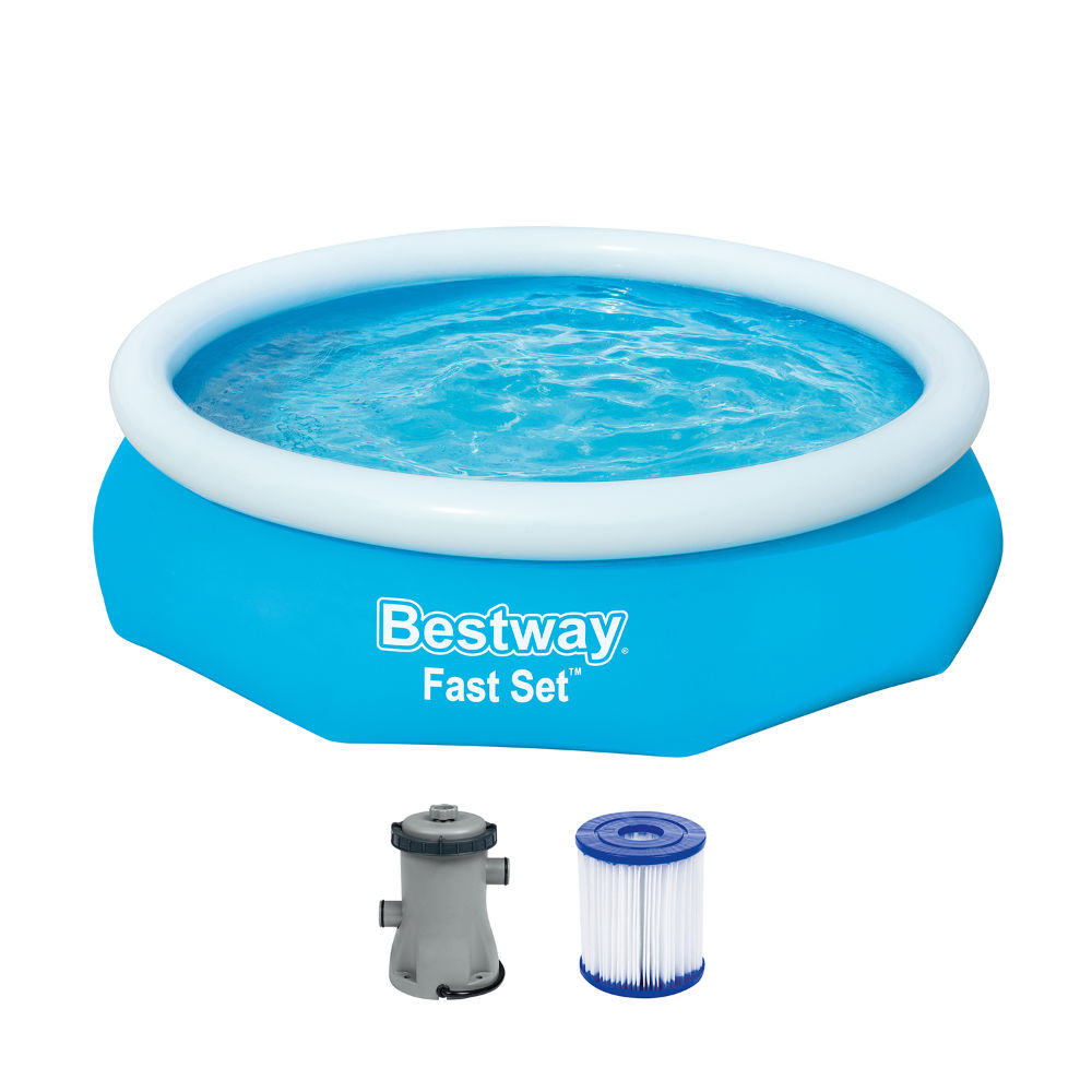 PISCINA FAST SET CON POMPA E FILTRO - 305CMBestway