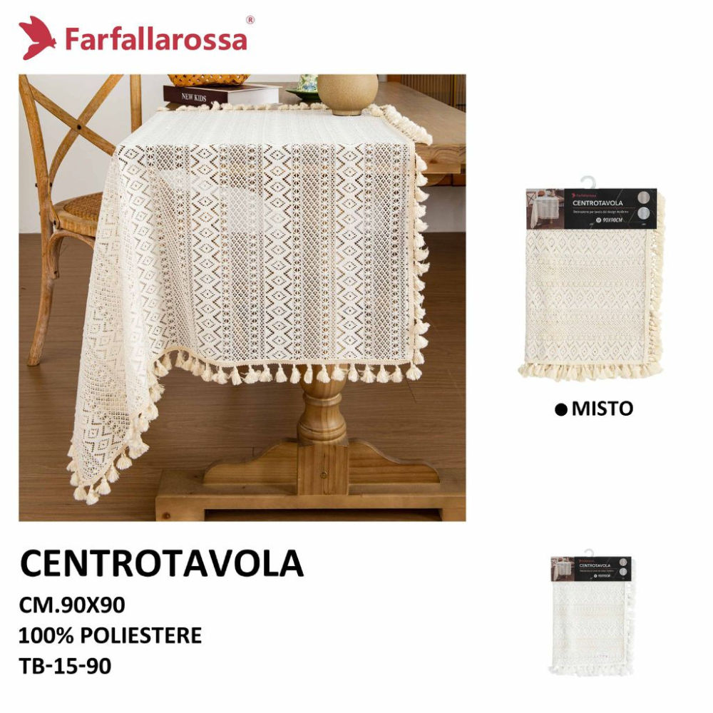 Centrino 90x90 - TB1590FarfallaRossa