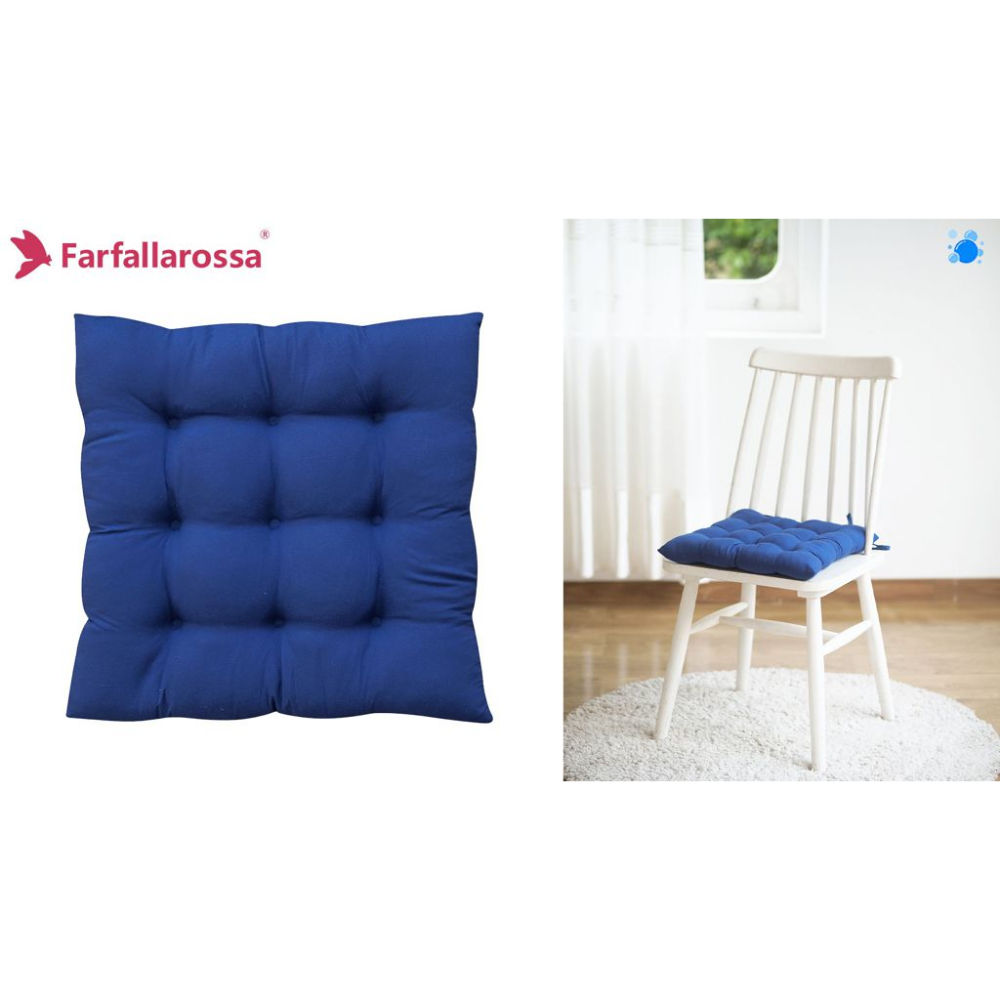 Cuscino per Sedia 40x40cm - Blu ScuroFarfallaRossa