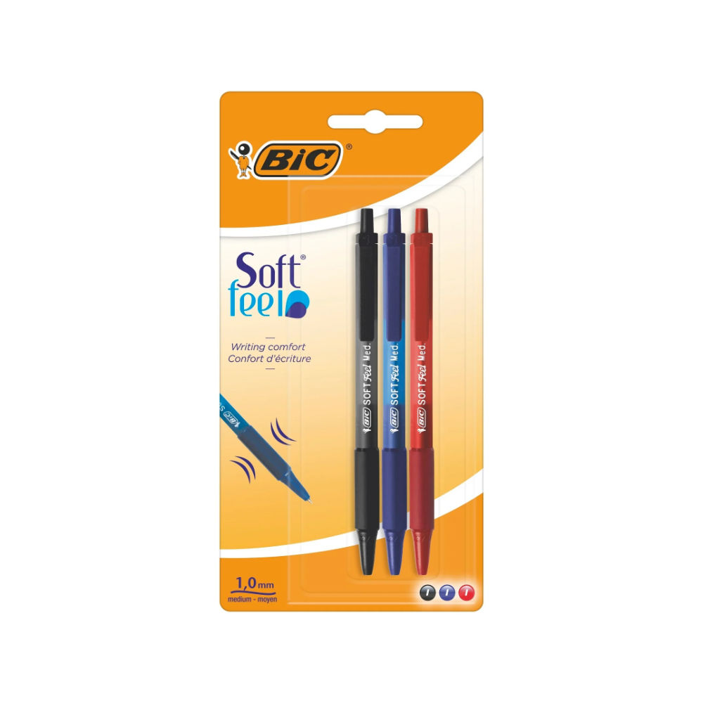 SOFT FEEL CLIC GRIP BL3 AST EUSoft