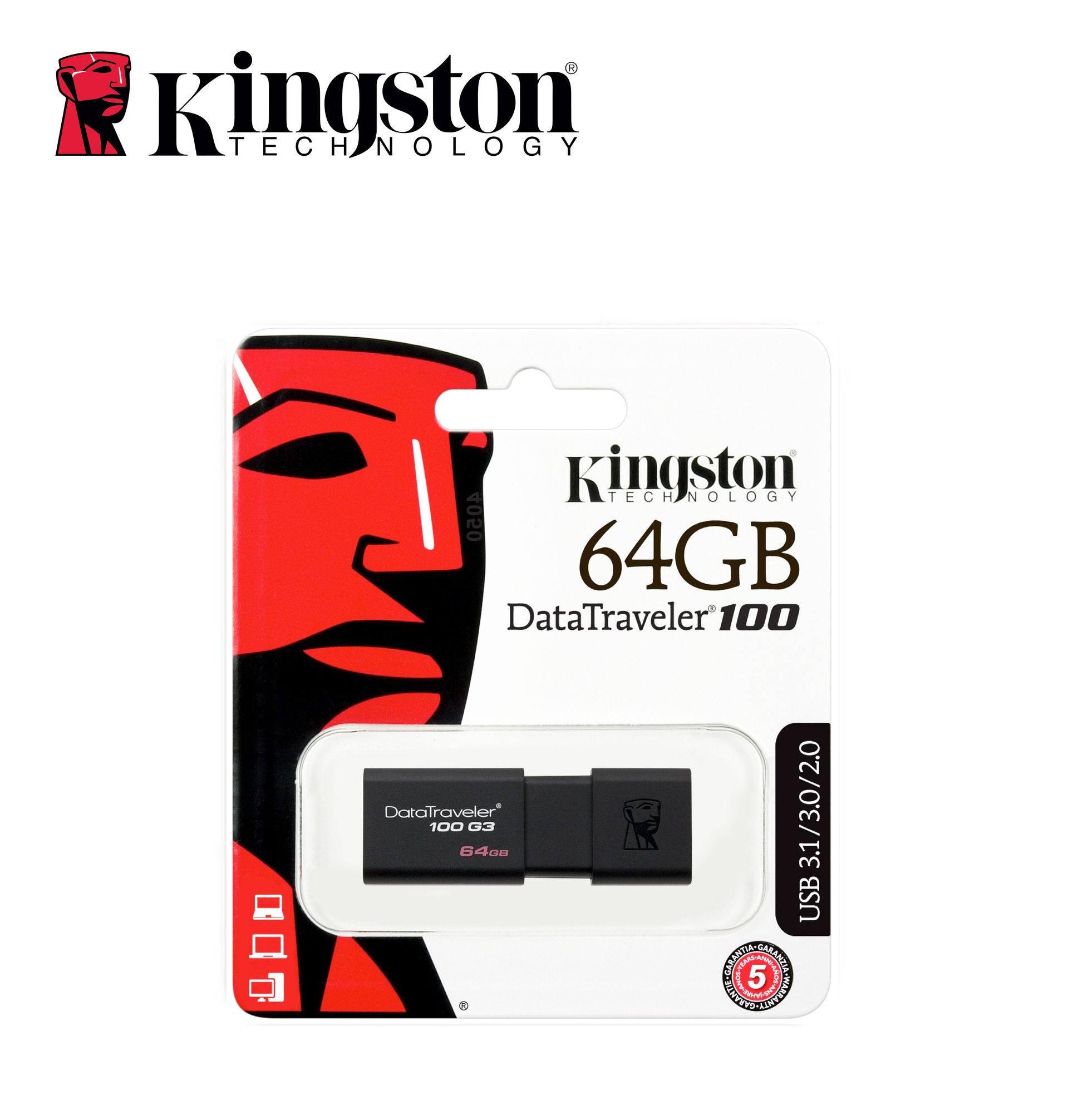 KINGSTON PEN DRIVE 64G G3Kingston