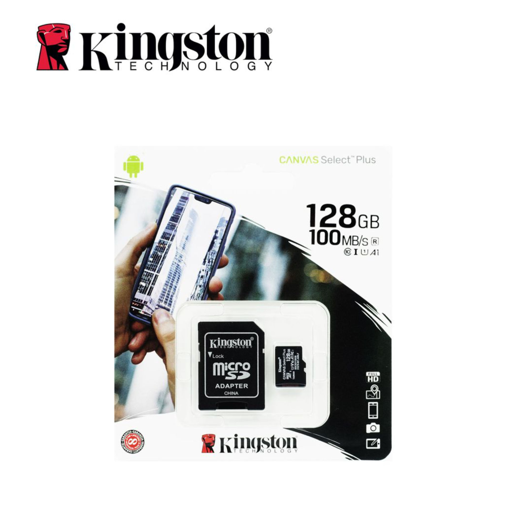 KINGSTON MICRO SD CARD CLASSE10 128GB SDCS2Kingston