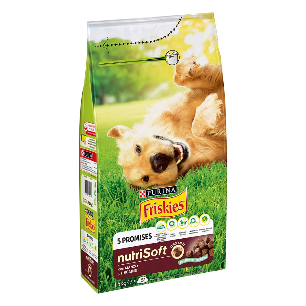 Friskies - Crocchette Nutri Soft con Manzo - 1,5kgFriskies