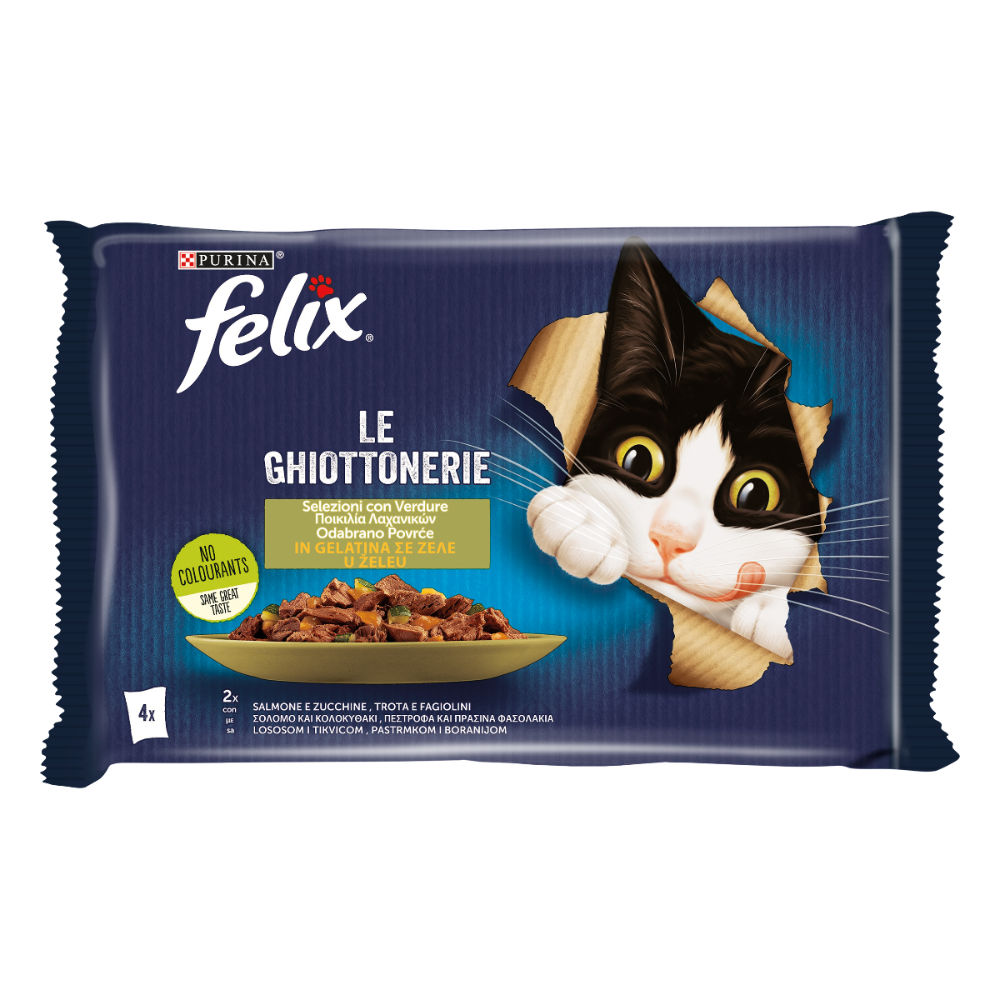 FELIX - Le Ghiottonerie Selezioni Con Verdure - 4x85gFelix