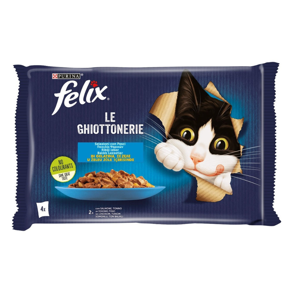 FELIX - Le Ghiottonerie Selezioni con Pesci - 4x85gFelix