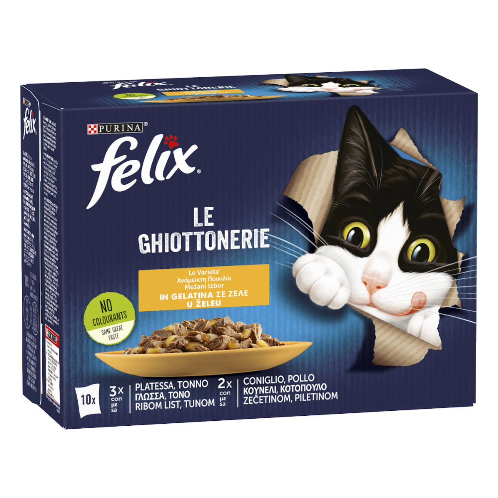 FELIX - Le Ghiottonerie Le varietà - 10x85gFelix