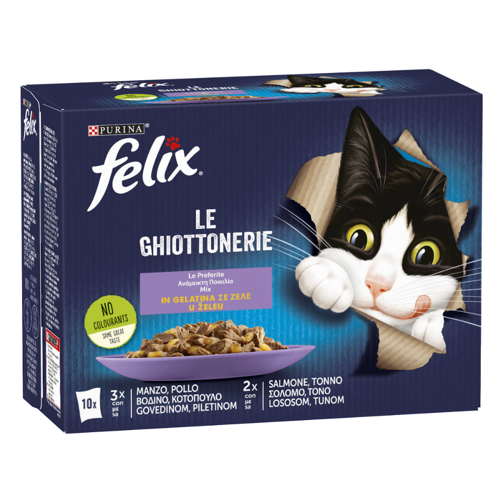 FELIX - Le Ghiottonerie Le Preferite - 10X85gFelix