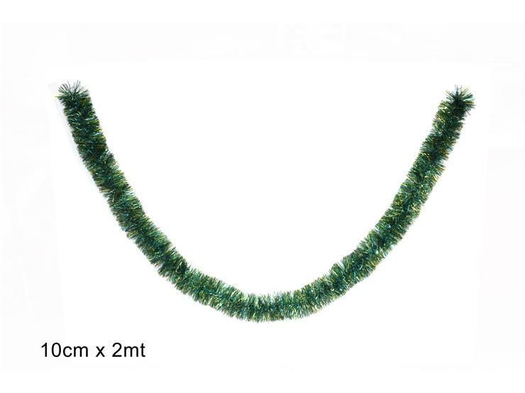 FILO ADDOBBO VERDE SCURO/ORO 10CMX2MT 322C+3272+GODue Esse