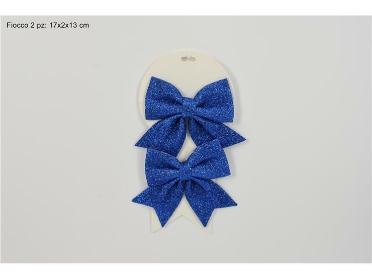 FIOCCHI GLITTERATI SET 2PZ SPUGNA BLU ART.86901/BLDue Esse