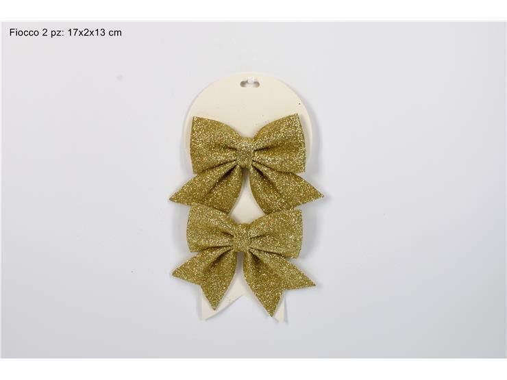 FIOCCHI GLITTERATI SET 2PZ SPUGNA ORO ART.86901/GODue Esse