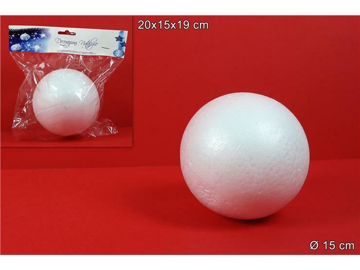 PALLA POLISTIROLO 15CM 1PZ DU1820-15(FB0115)&CCEDIDue Esse
