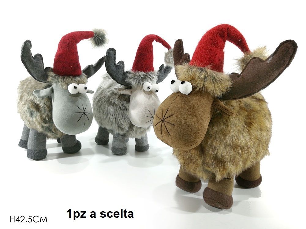 RENNA C/PELLICCIA 42.5CM 3ASSHappy Casa