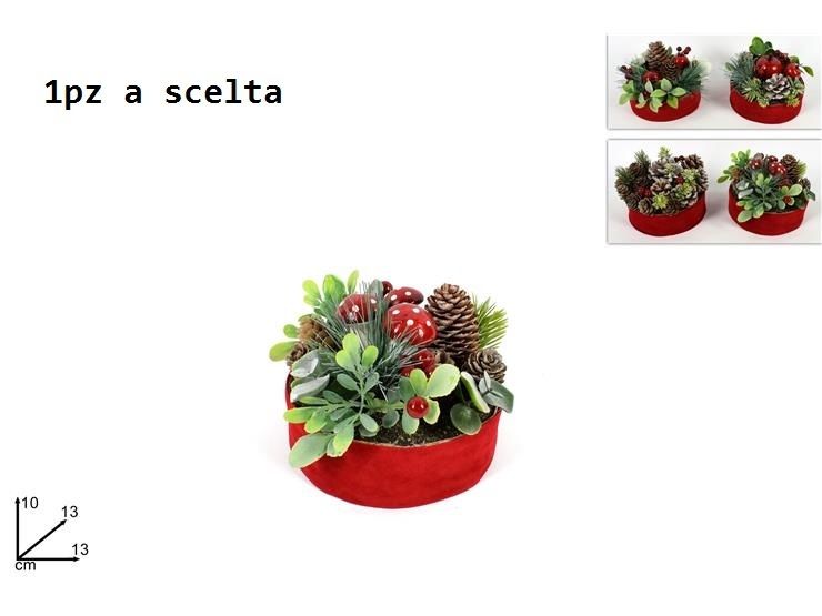 CENTROTAVOLA TONDO PICCOLO 13CM 4ASS. ART.B2M-19A-Due Esse
