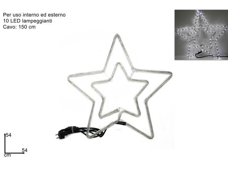 DOPPIA STELLA LED BIANC LAMPEGGYY6857LF WHITEDue Esse