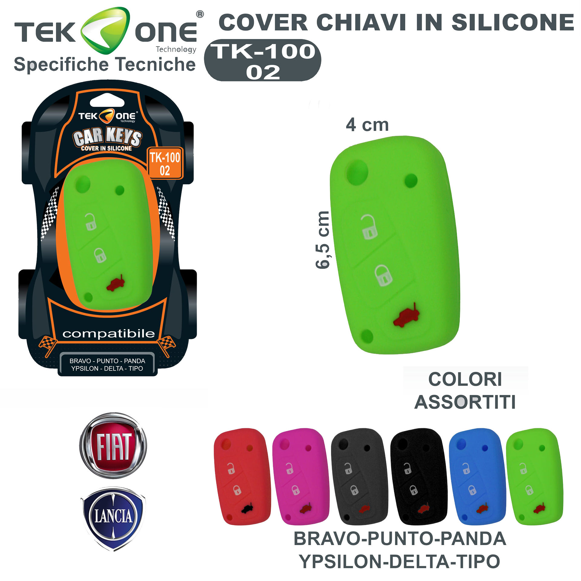 COVER CHIAVI IN SILICONE TK100-02Tekone