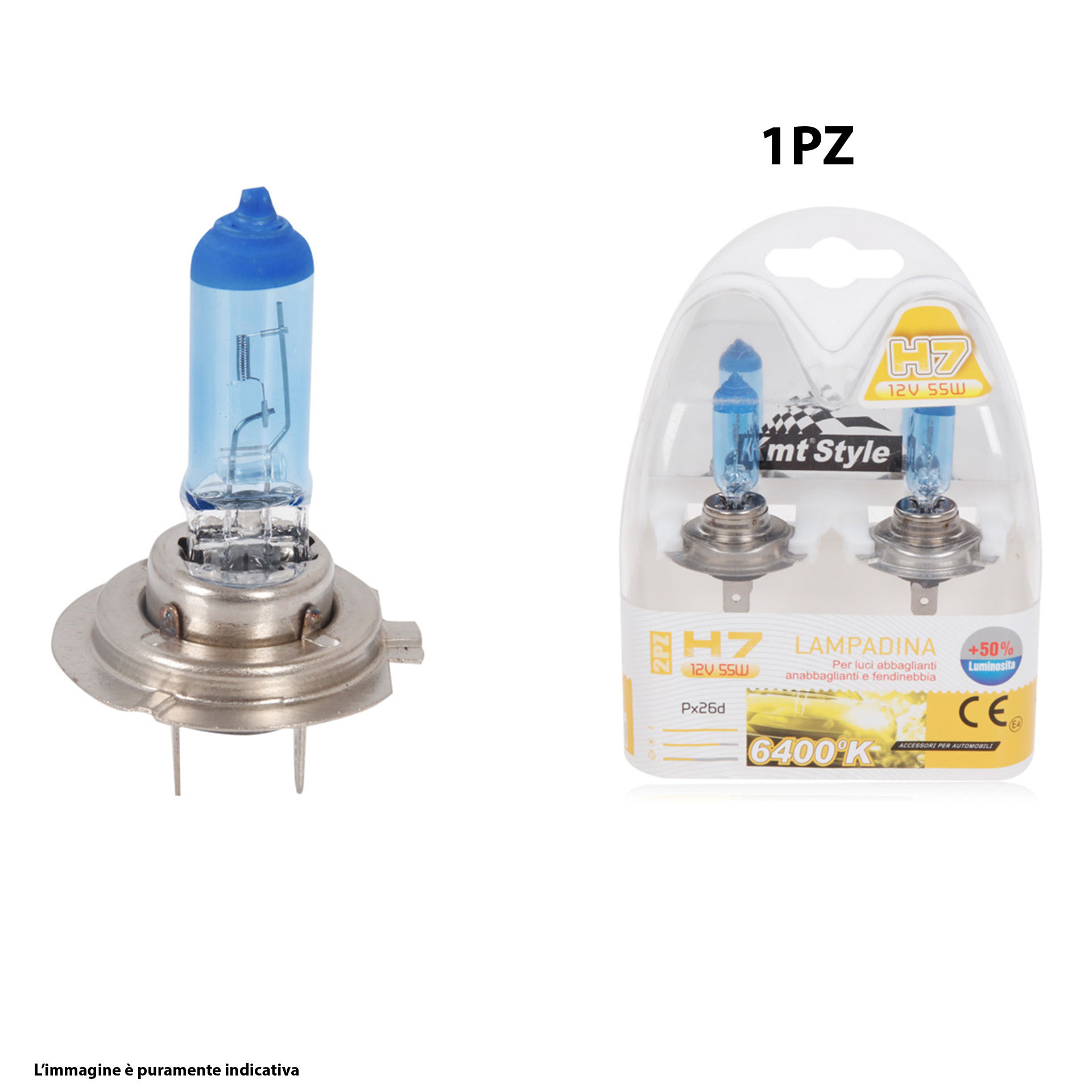 LAMPADA DA AUTO H7 12V 55W 2PCSEmi Style