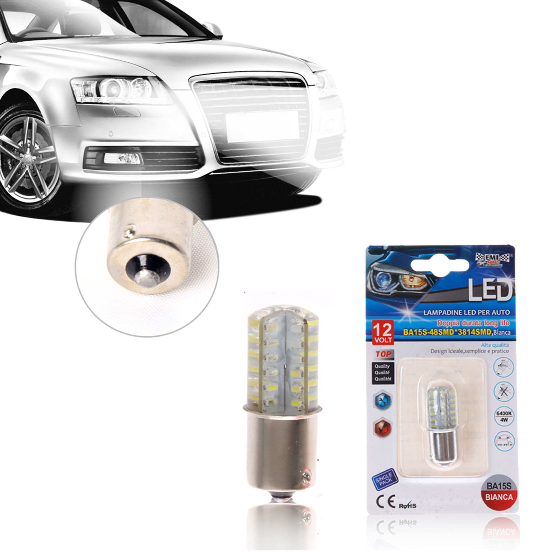 LAMPADINE LED PER AUTO 1PCSEmi Style