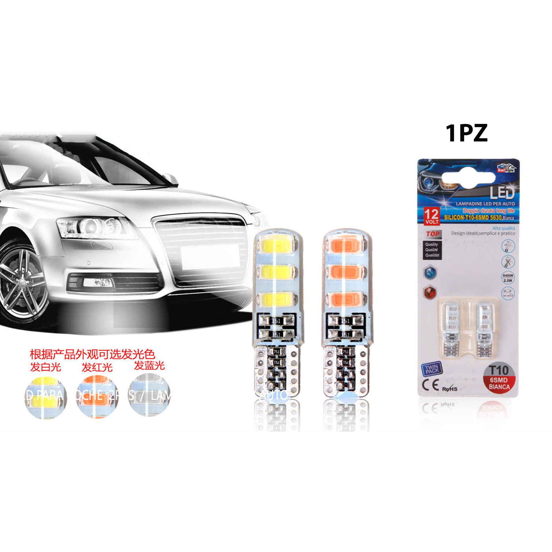 LAMPADINE LED PER AUTO 2PCSEmi Style