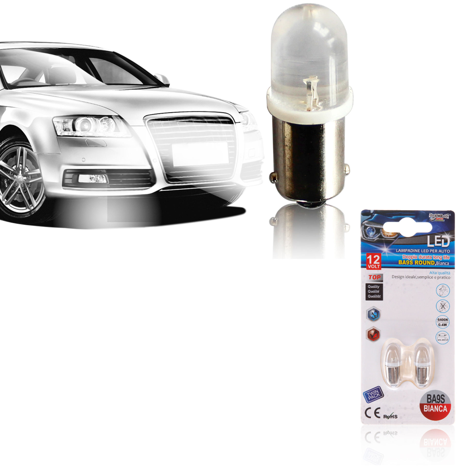 LAMPADINE LED PER AUTO 4PCSEmi Style