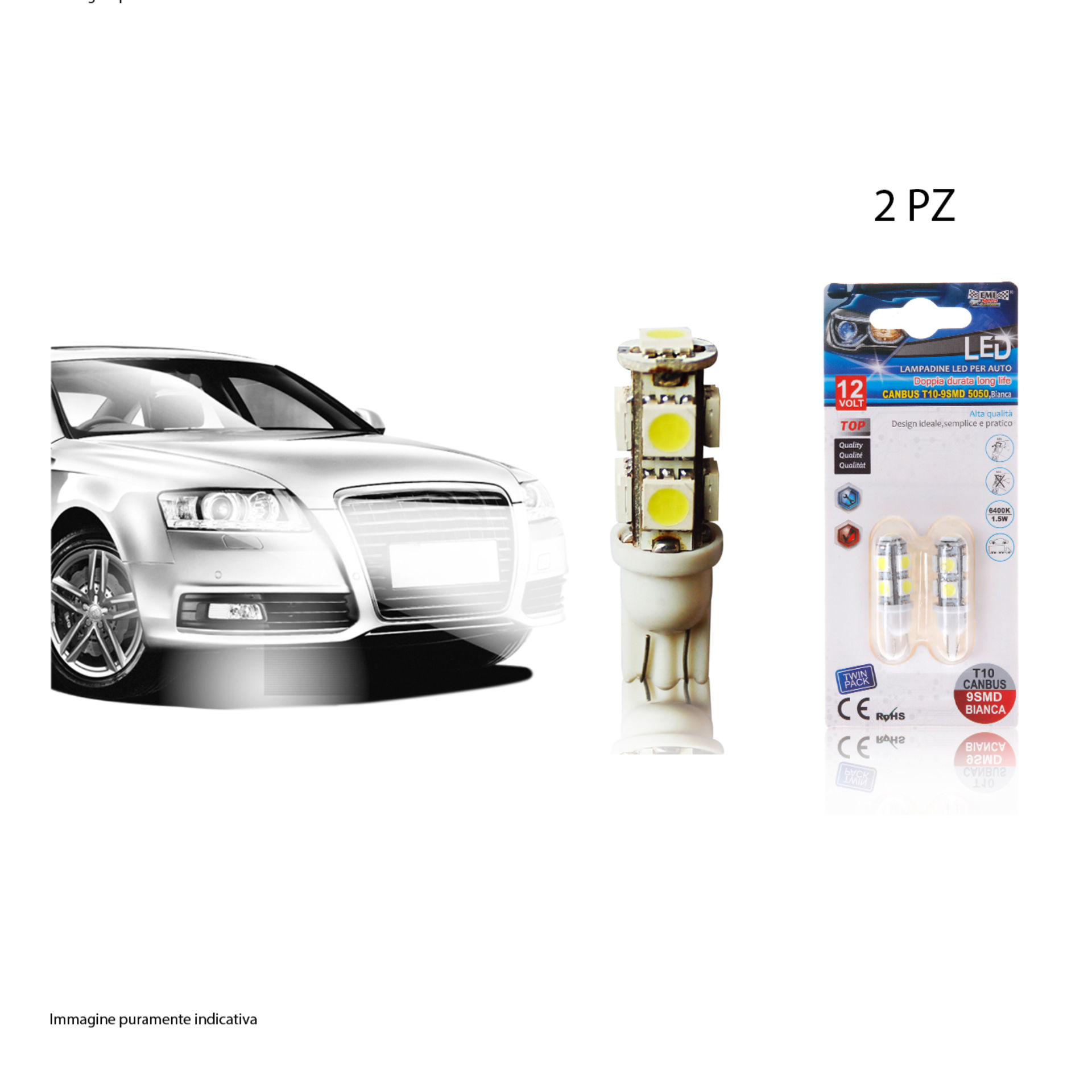 LAMPADINE LED PER AUTO 2PZEmi Style