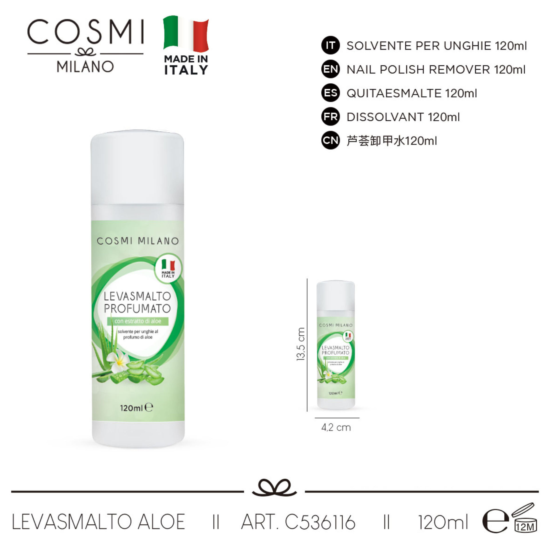 COSMI LEVASMALTO ALOE 120 MLCosmi