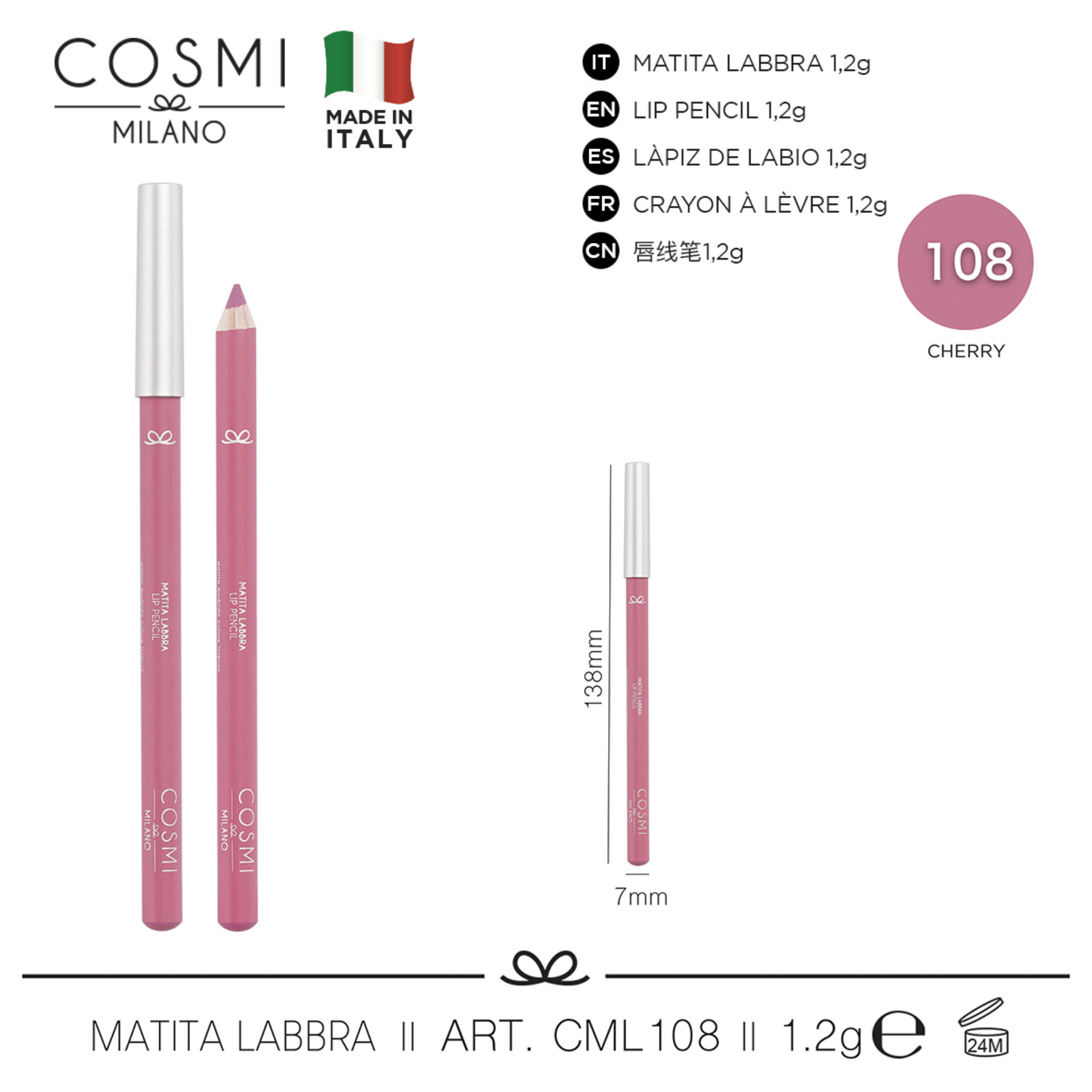 COSMI MATITA LABBRA N.108Cosmi