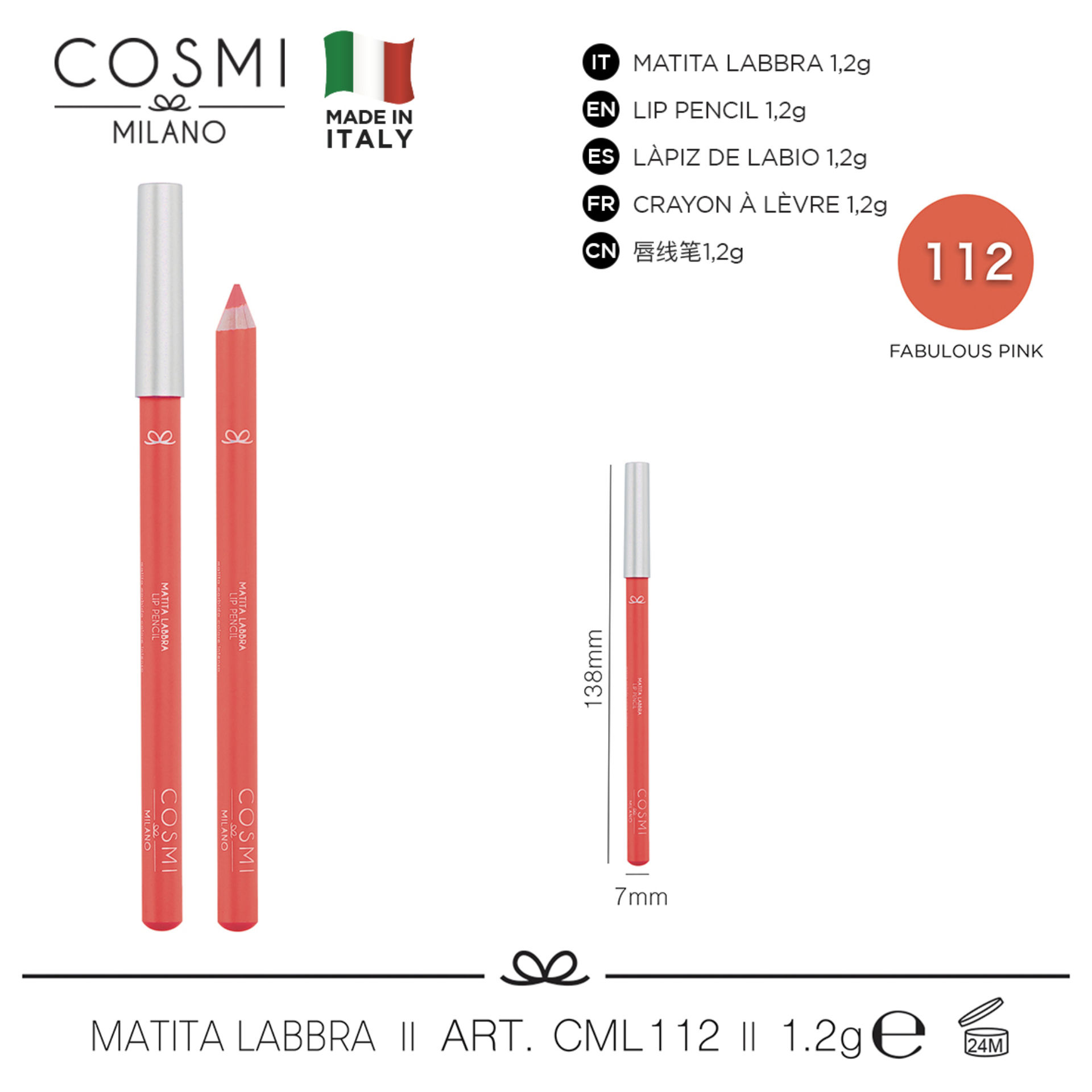 COSMI MATITA LABBRA N.112Cosmi