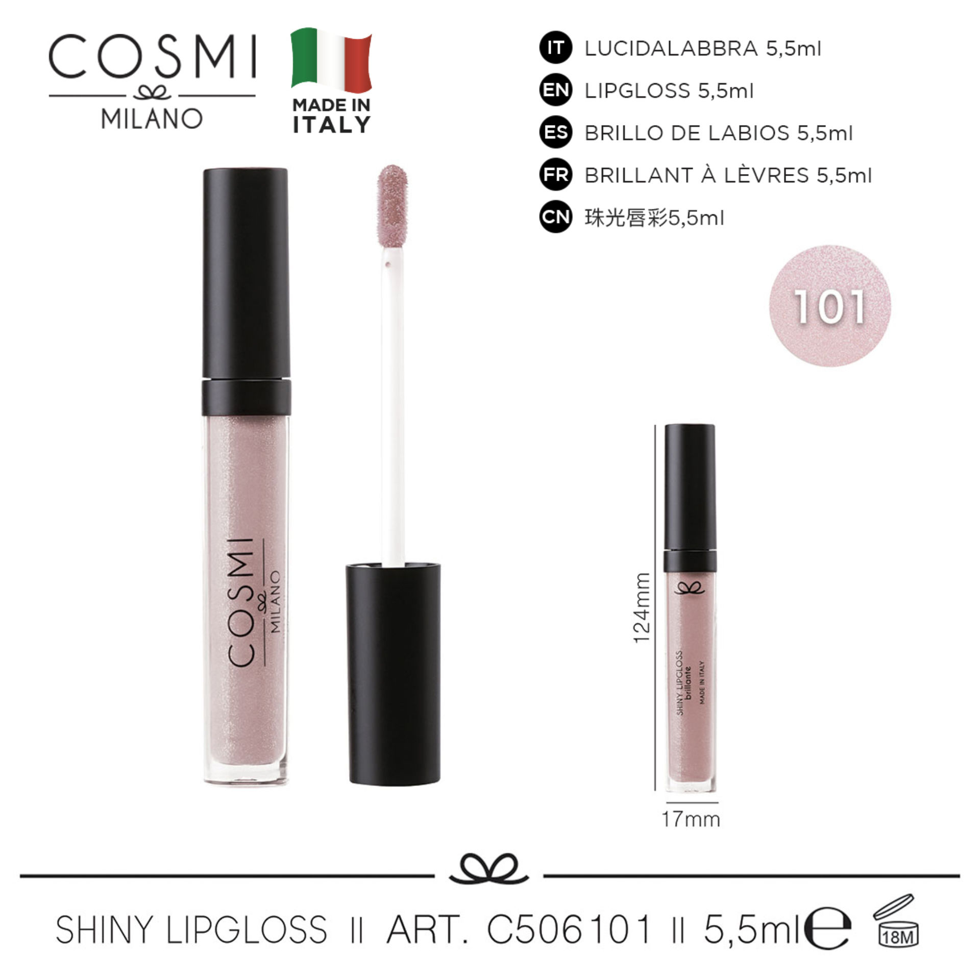 COSMI SHINY LIPGLOSS N.101Cosmi