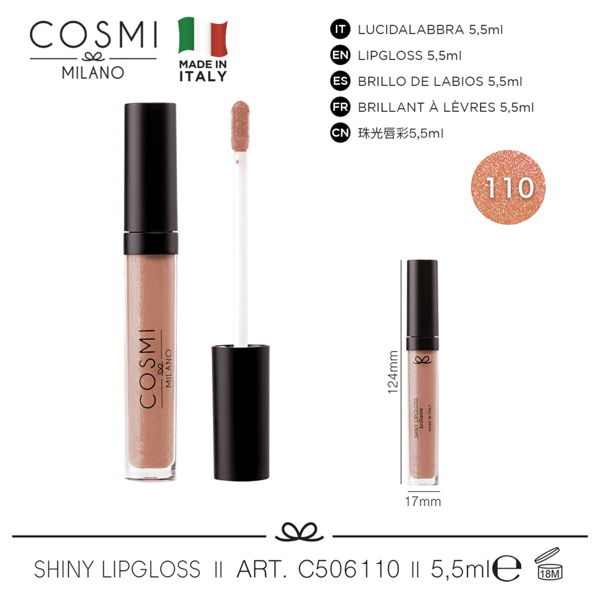 COSMI SHINY LIPGLOSS N.110Cosmi