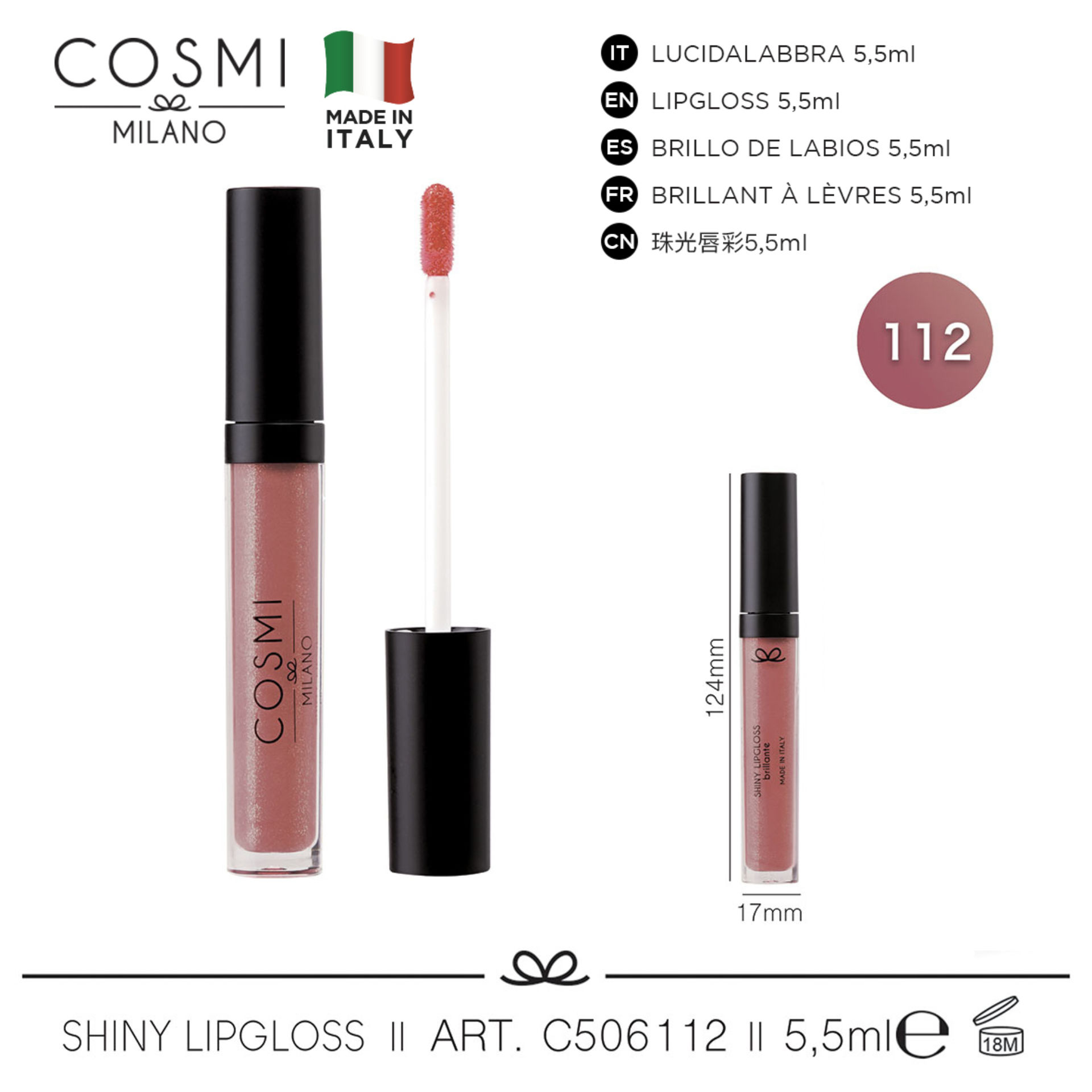 COSMI SHINY LIPGLOSS N.112Cosmi