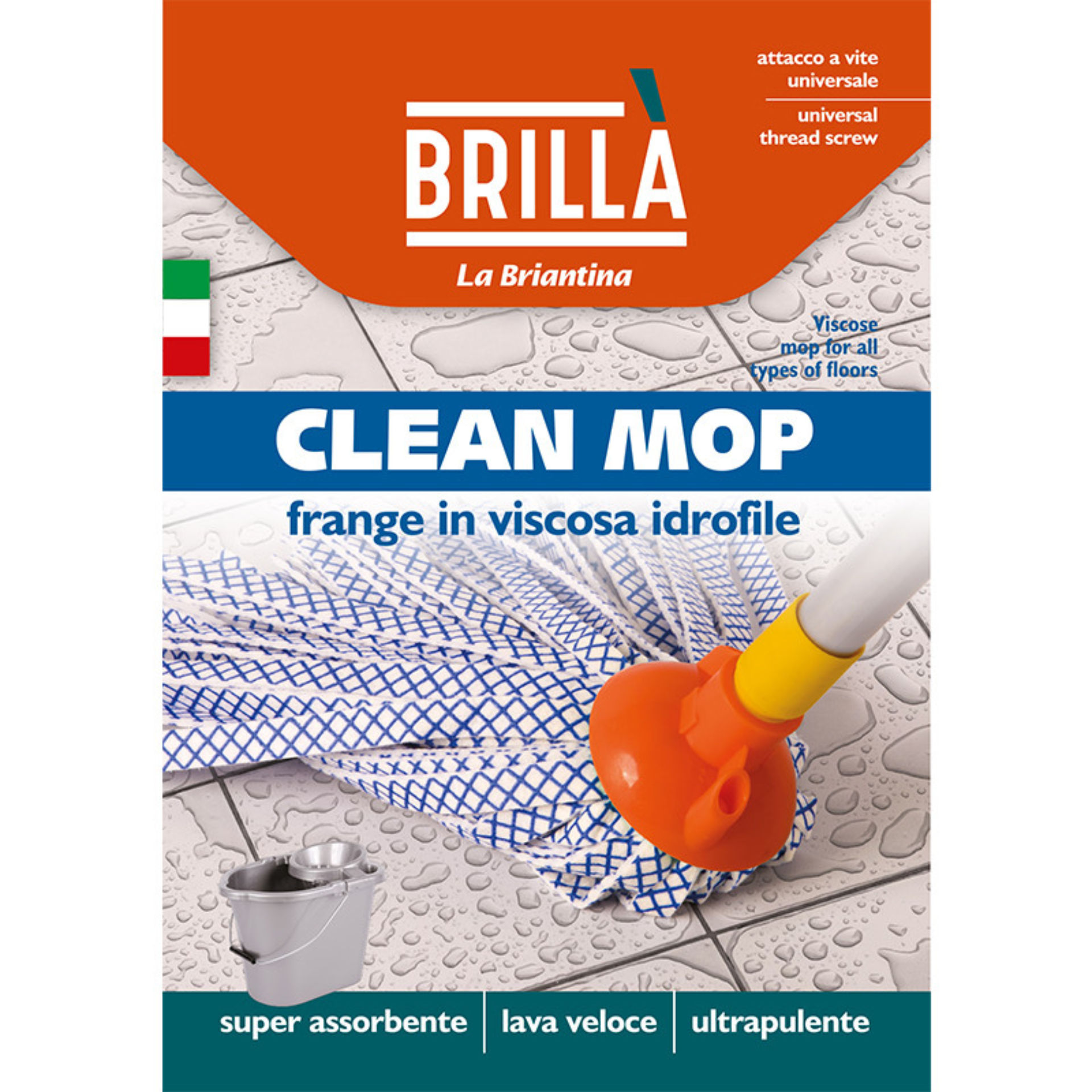 RICAMBIO CLEAN MOP 80 FRANGE VISCOSALa Briantina