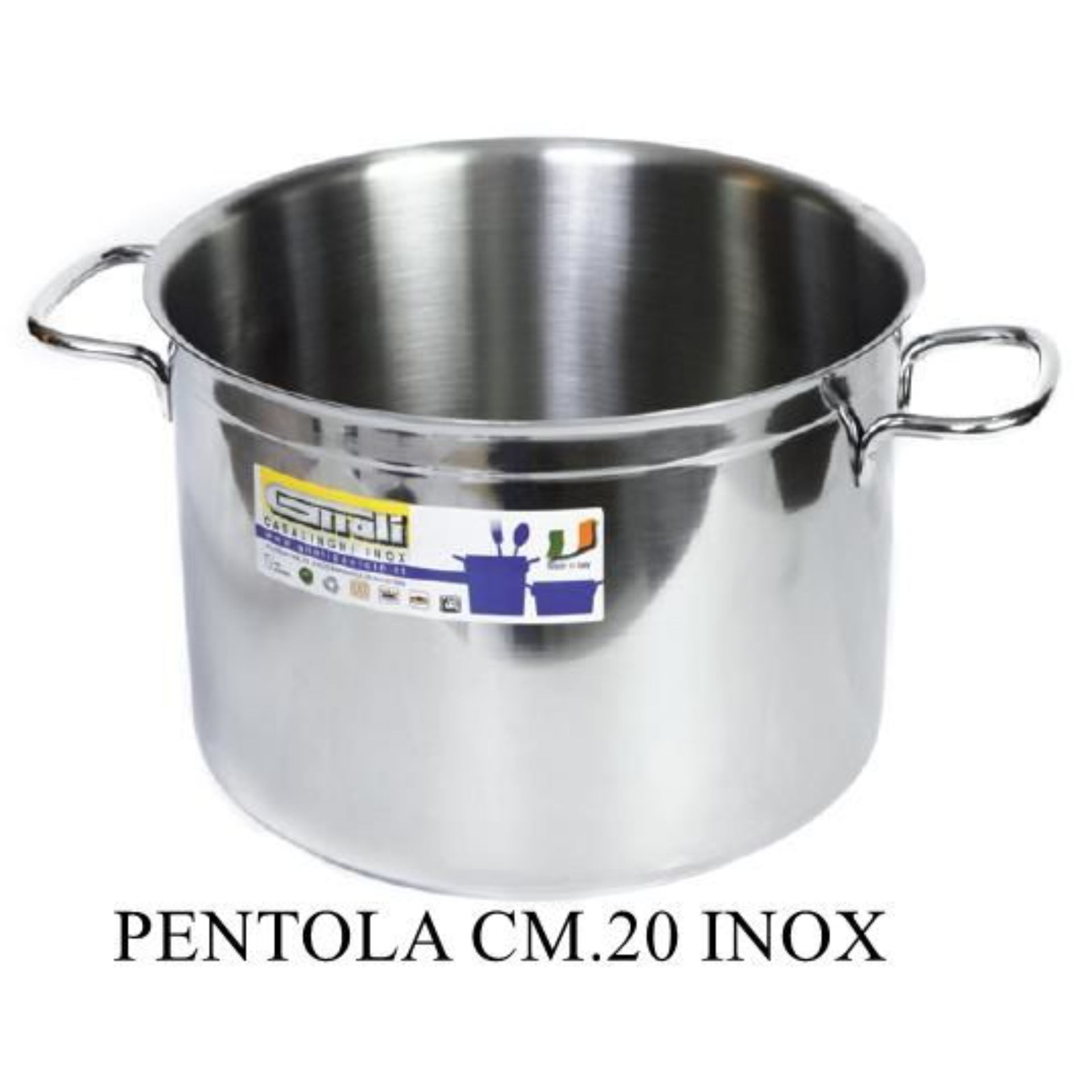 PENTOLA CM.20 INOX 18/C MOD. REALTERMGnali