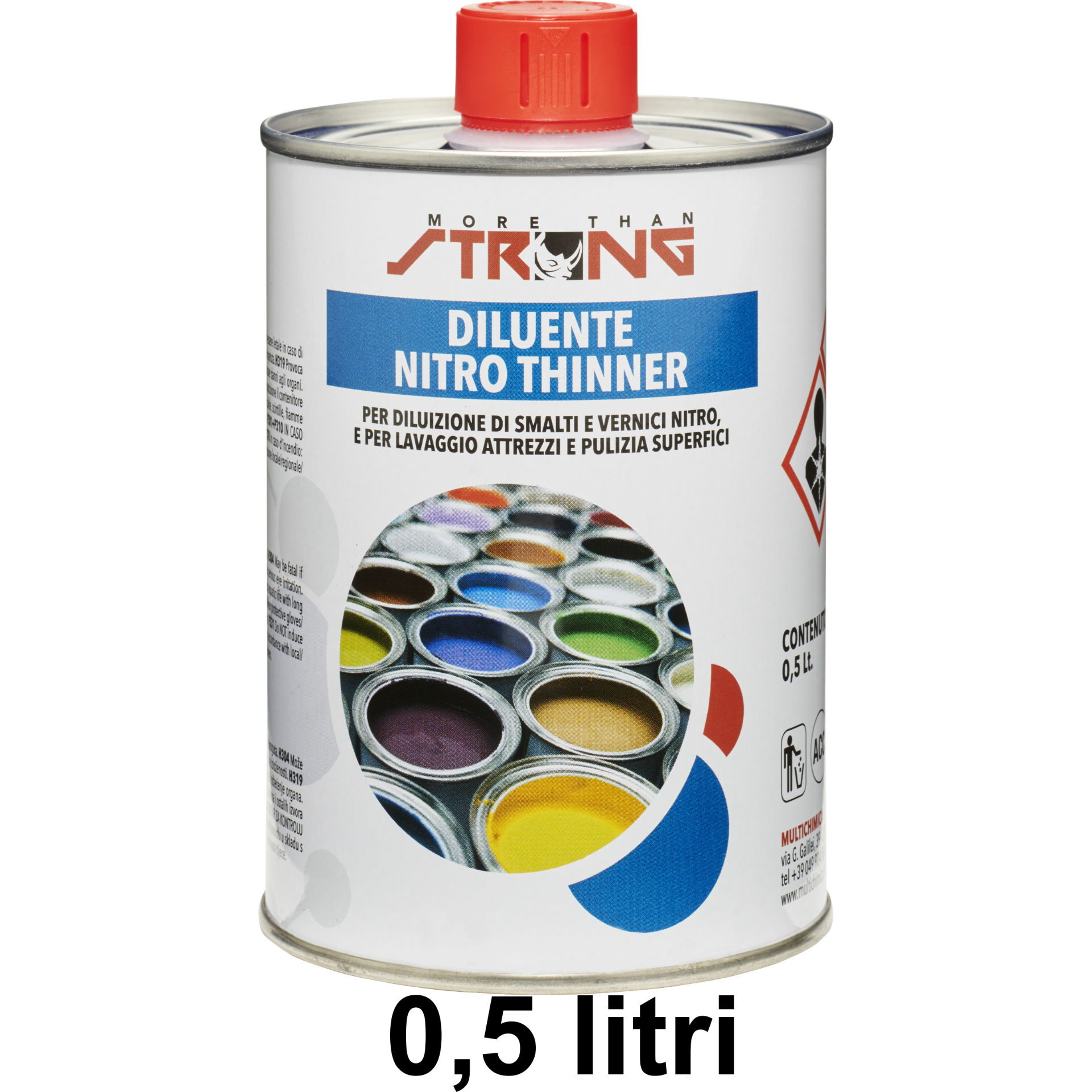 DILUENTE NITRO THINNER STRONG DA LT.1/2 (20X1/2)Nitro