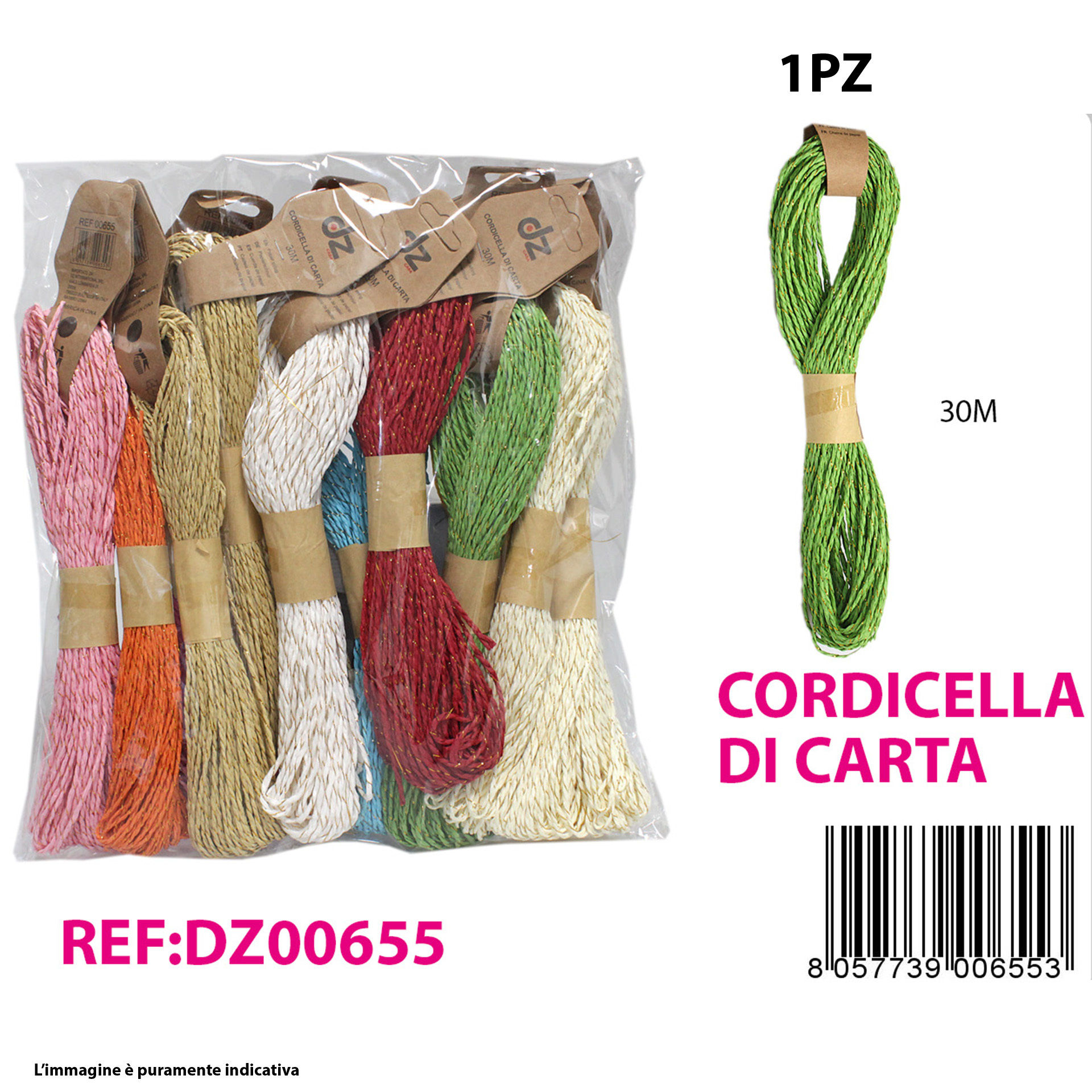 CORDICELLA DI CARTA 30MDz