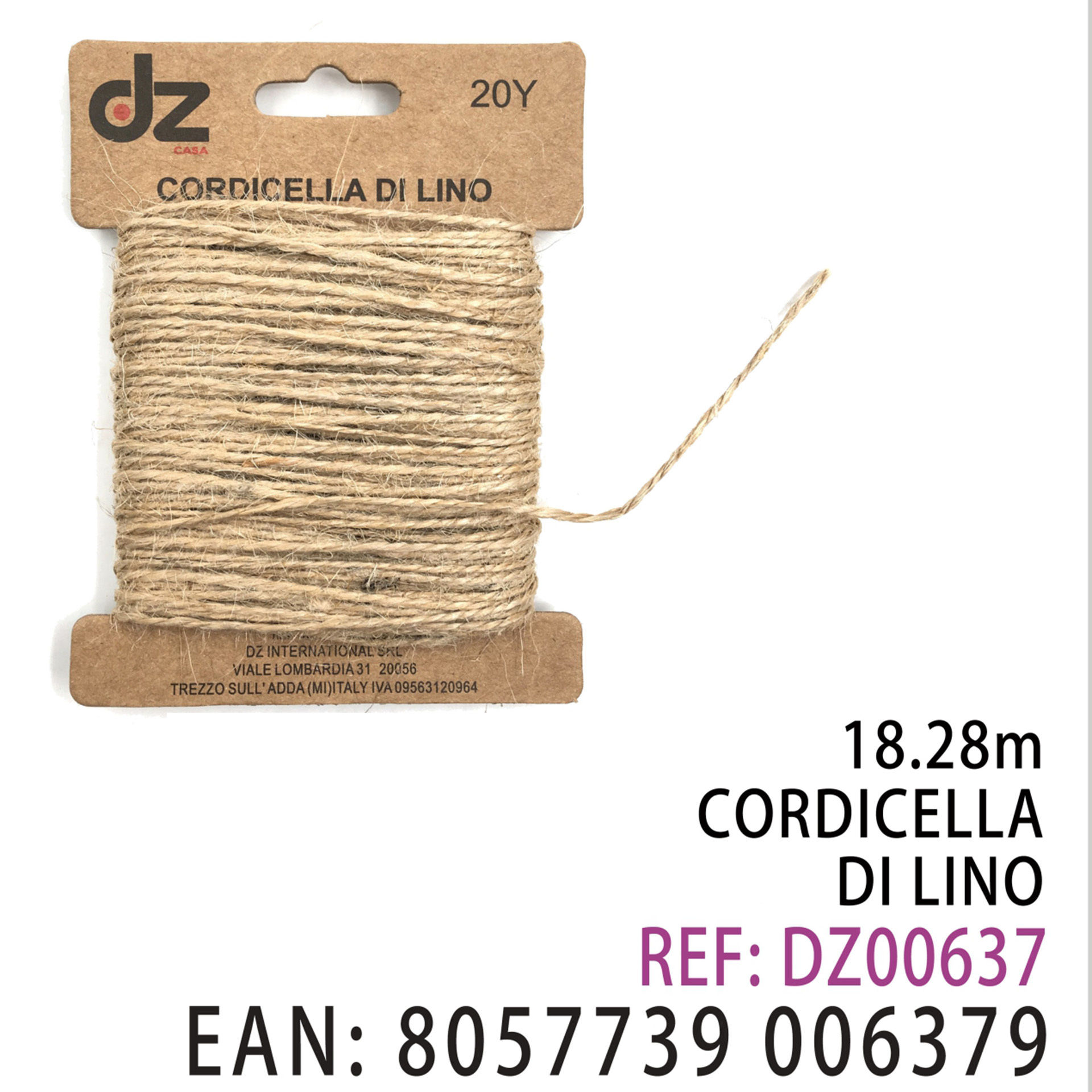 CORDICELLA DI LINO 18.28MDz