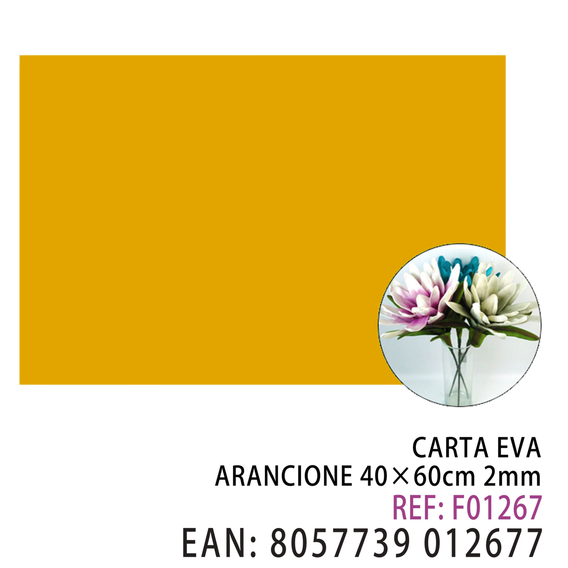 EVA ARANCIONE 40*60CM*2MMDz