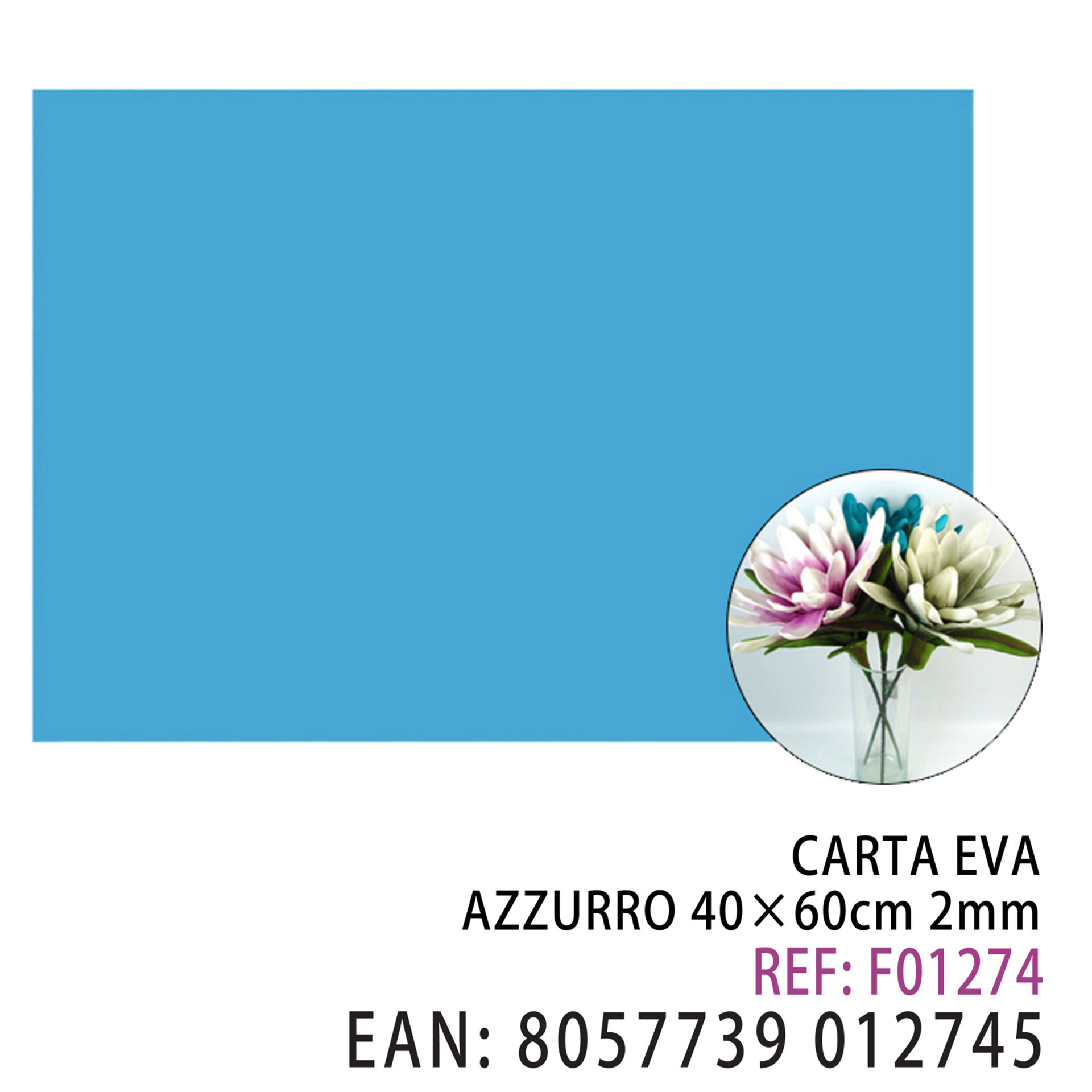 EVA AZZURRO 40*60CM*2MMDz