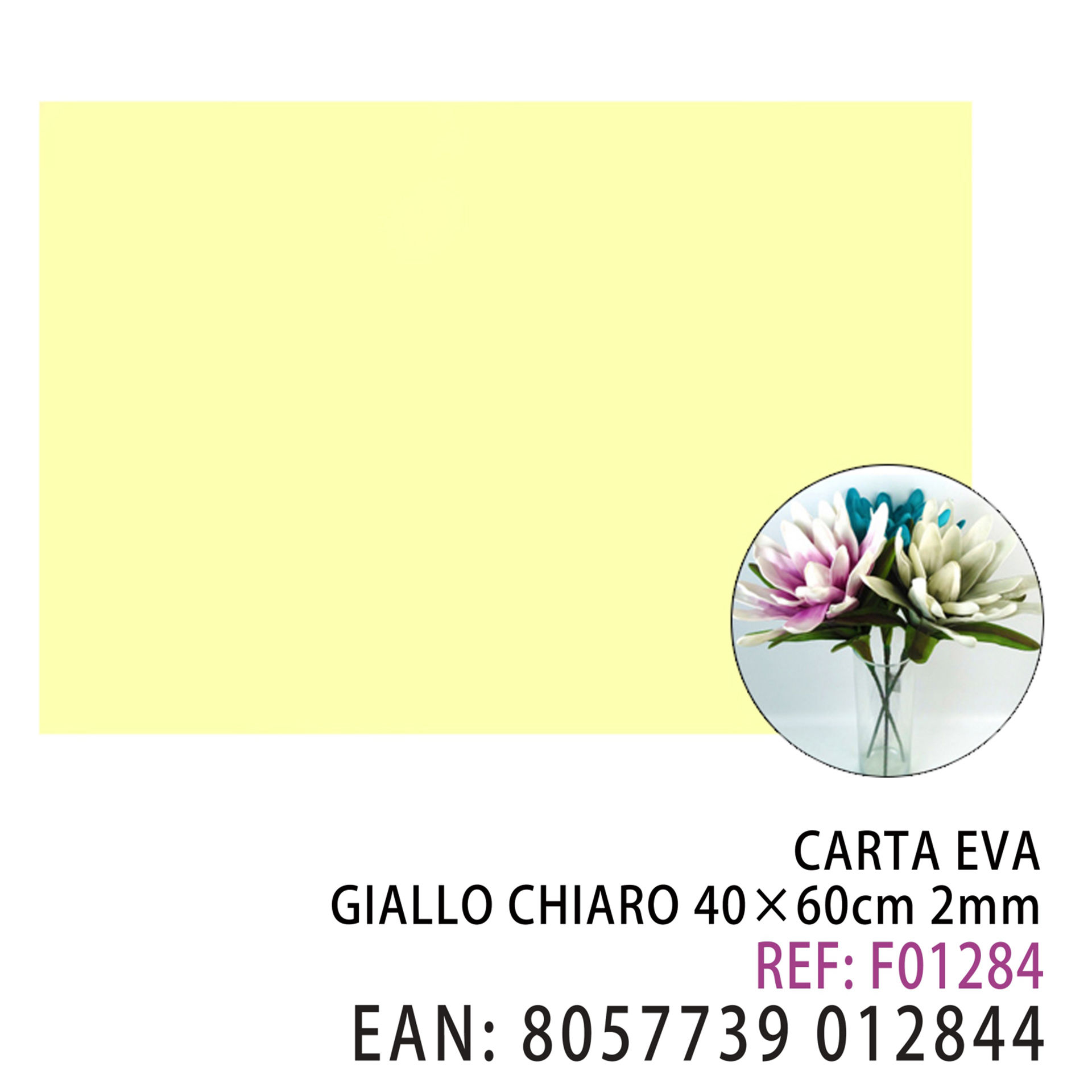 EVA GIALLO CHIARO 40*60CM*2MMDz