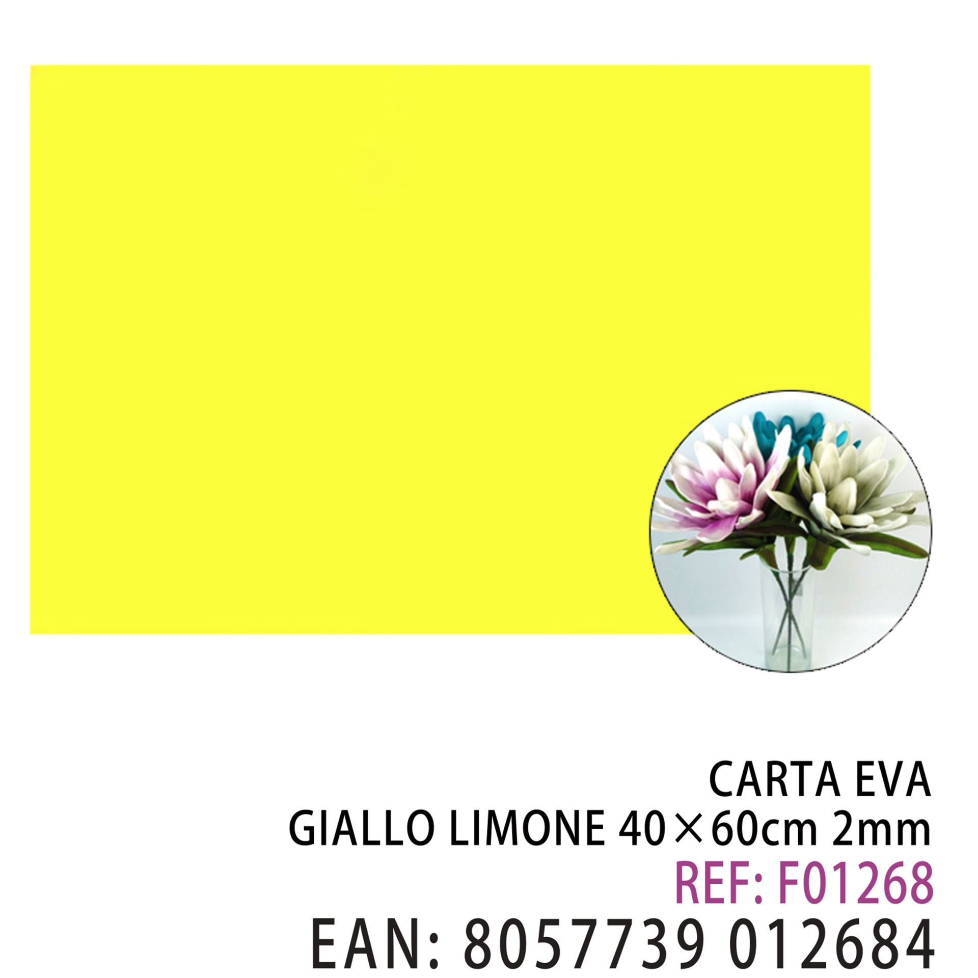 EVA GIALLO LIMONE 40*60CM*2MMDz