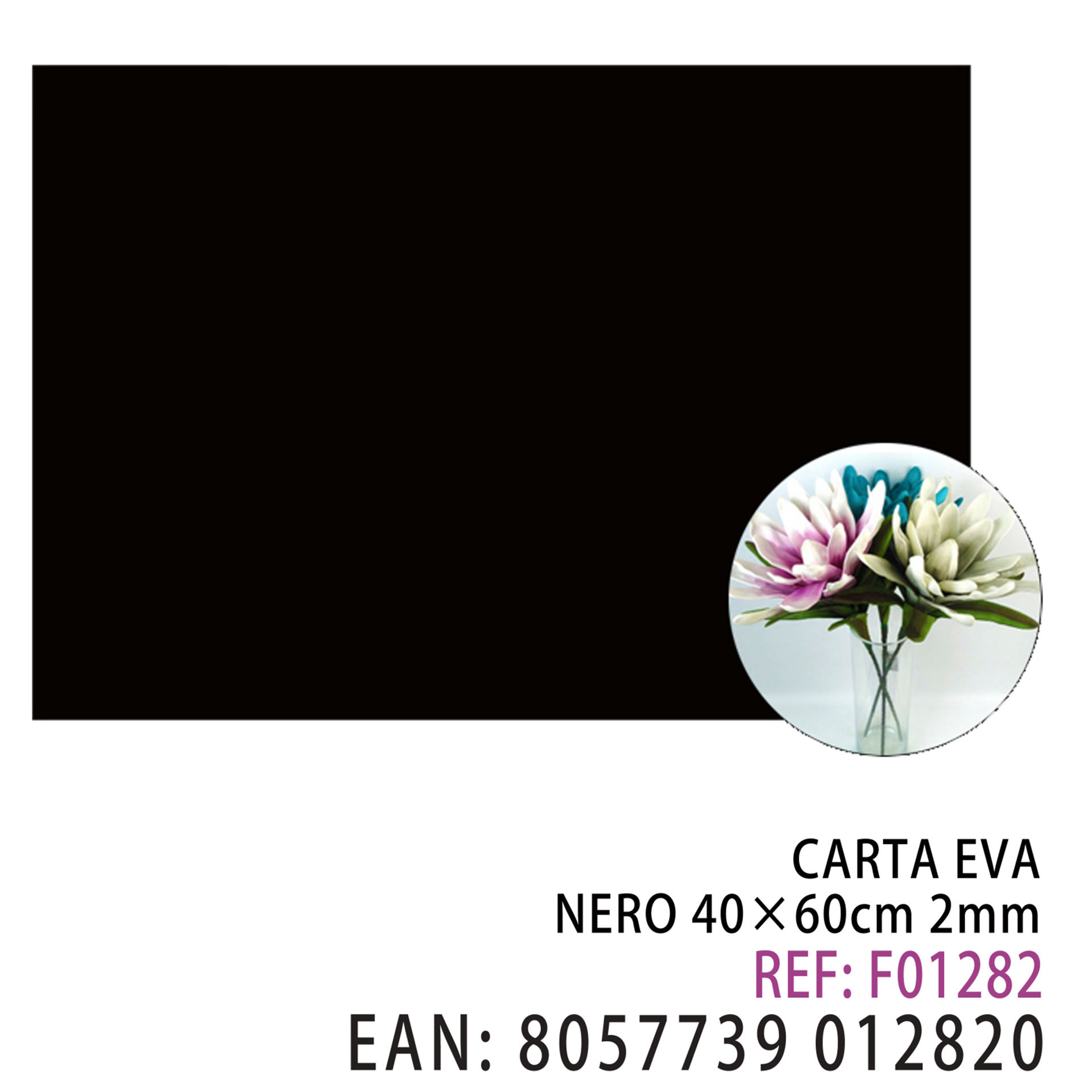 EVA NERO 40*60CM*2MMDz