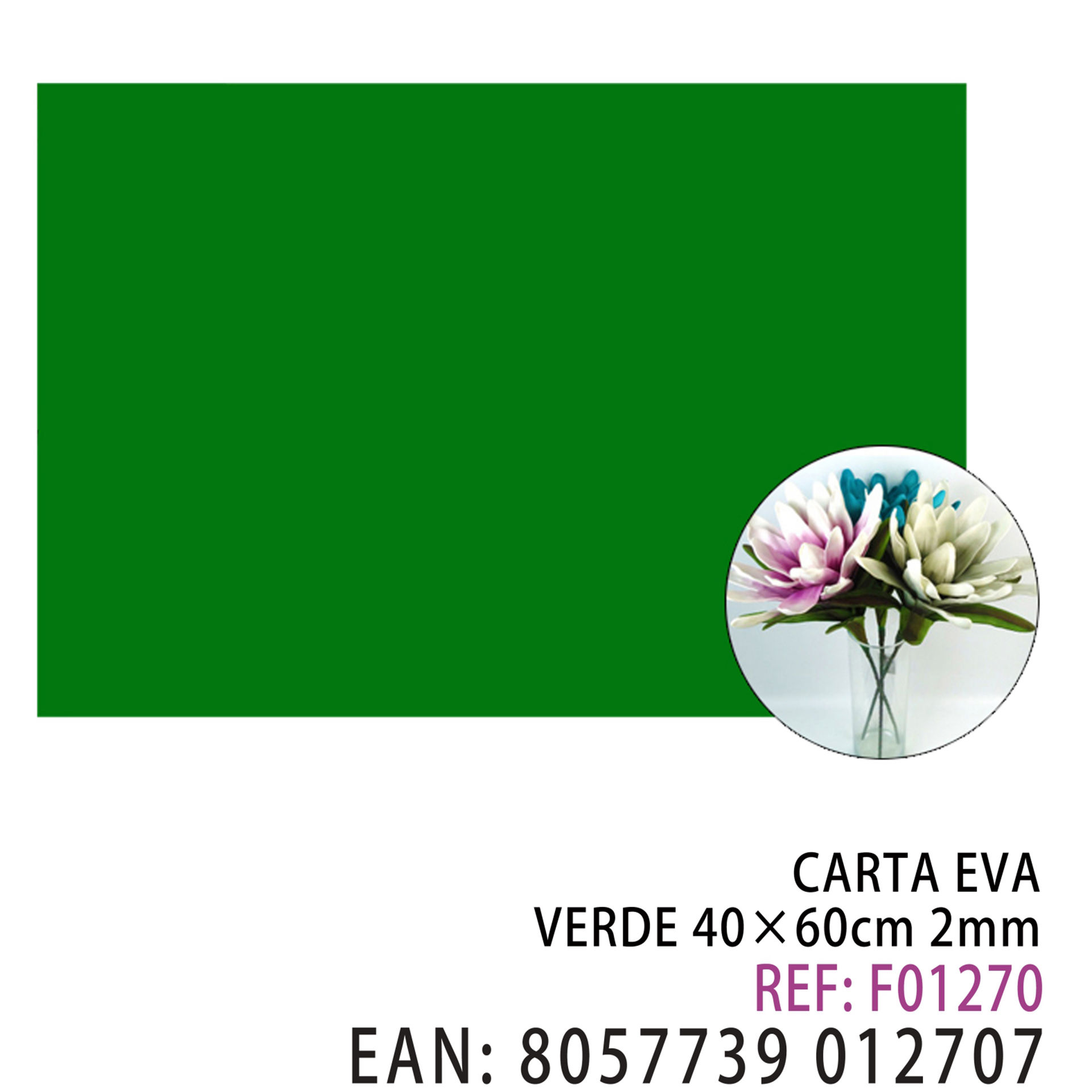 EVA VERDE 40*60CM*2MMDz